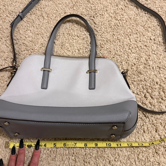 Kate Spade Two-Tone Gray Satchel - Picture 4 of 5